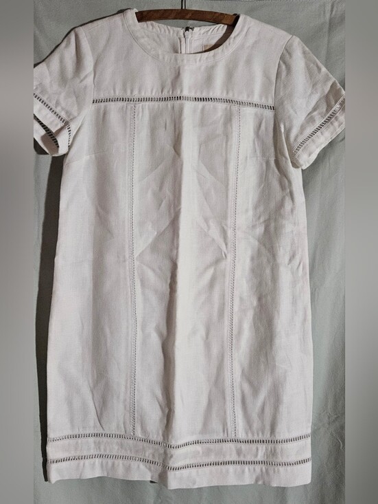 MICHAEL Michael Kors Dresses & Skirts - Vtg Michael Kors Linen White Eyelet Shift Dress